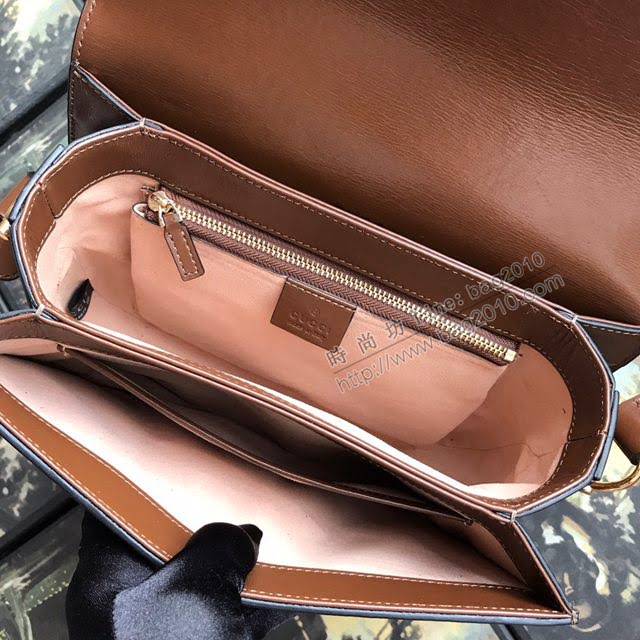 Gucci包 古馳新款原廠皮女包 頂級品質 Gucci單肩斜挎包 602204米白皮  gdj1151